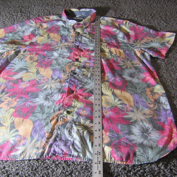 Tommy Bahama Shirt Mens 3XLT Camp Formal Hawaiian Vacation Casual - Picture 5 of 6